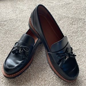 Coach Black Tassel Loafers